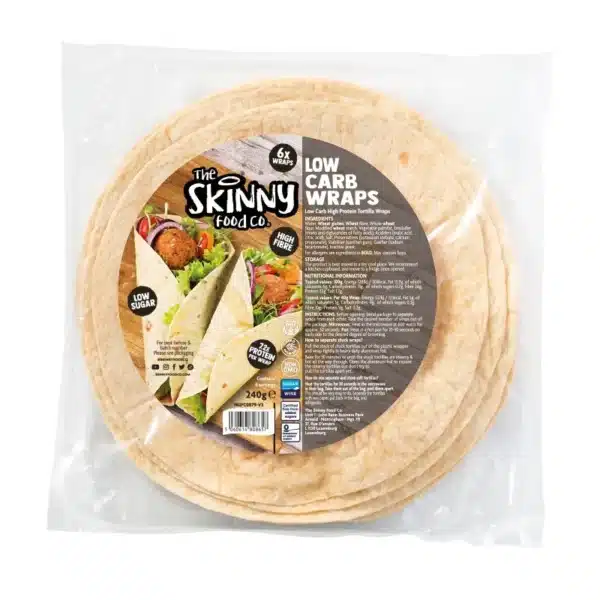 Keto Wraps 6x40gr - Skinny Food