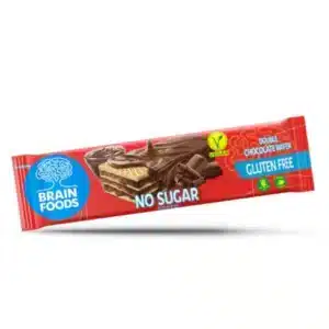 Wafer al Doppio Cioccolato Senza Glutine 40gr - Brain Foods