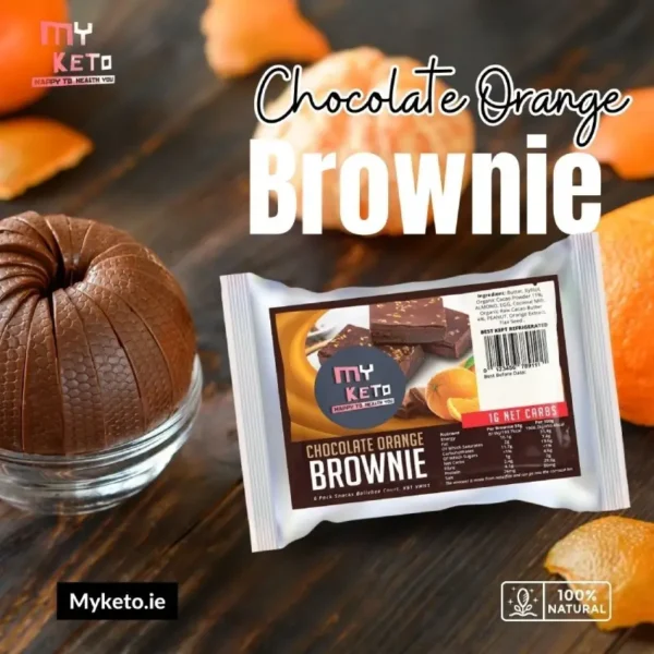 Brownie Keto al cioccolato e arancio 50gr - My Keto