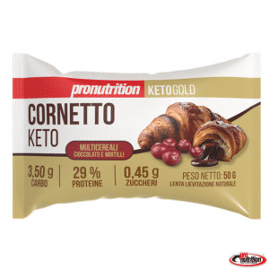 Cornetto Keto Multicereali al Mirtillo 50gr - Pro Nutrition