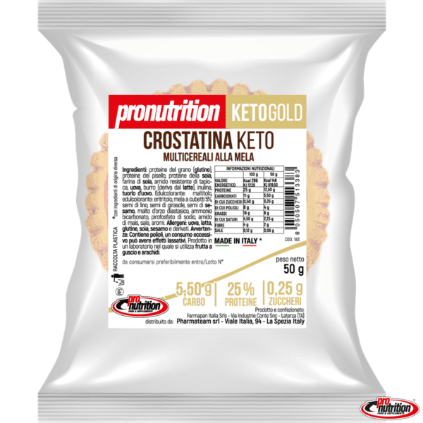 Crostatina keto alla mela 50 G - Pro Nutrition