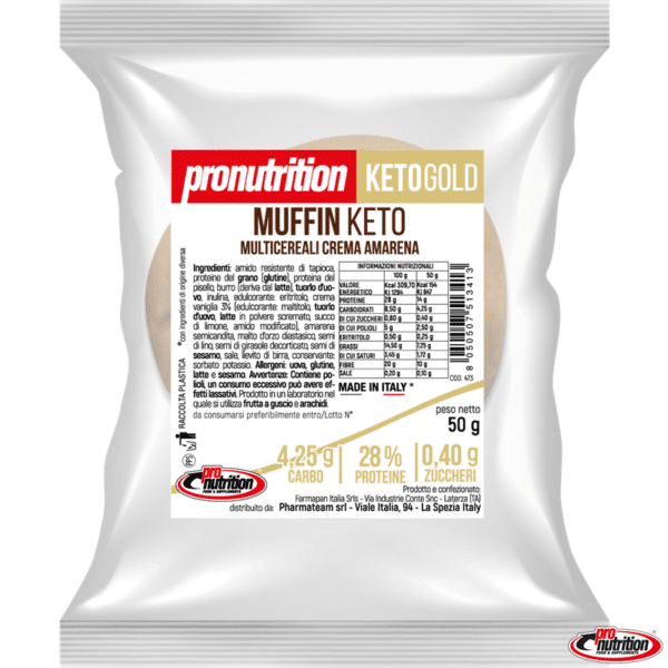 Muffin Bianco all'amarena multicereali 50gr - Pro Nutrition