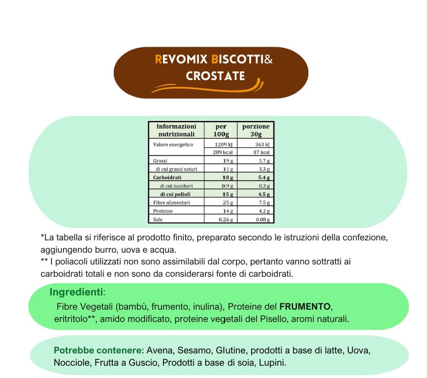 RevoMix Biscotti e Crostate Revolution03 250gr