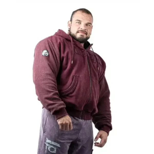 Heavy Zip Hoodie Devils Stonewashed Bostomix Fleece - Legal Power