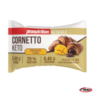 Cornetto Keto Mango e Cioccolato 50gr - Pro Nutrition