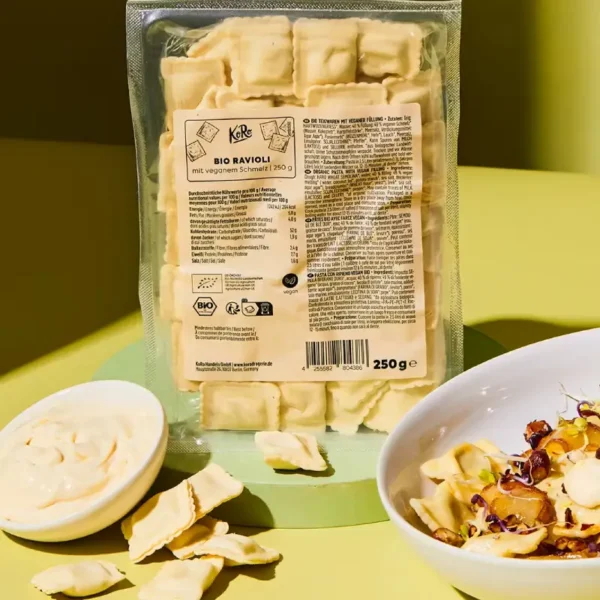 Ravioli con ripieno vegano bio 250 g Koro