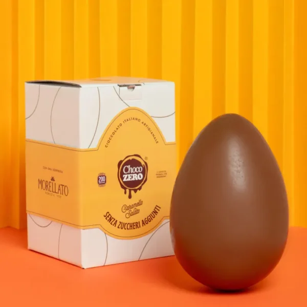 Uovo di pasqua al Caramello Salato 200g Choco Zero