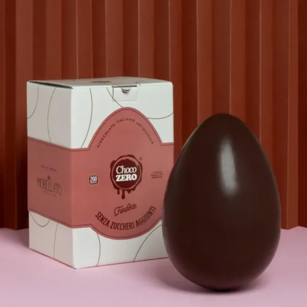 Uovo di pasqua fondente 200g Choco Zero