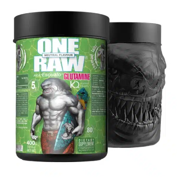 One Raw GLUTAMINE Cherry Bomb 400g Zoomad Labs