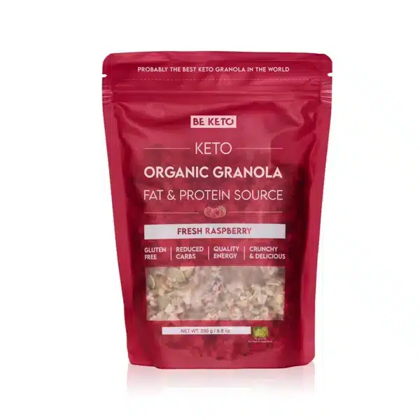 Granola Keto Biologica al Lampone Fresco 250g - Be Keto