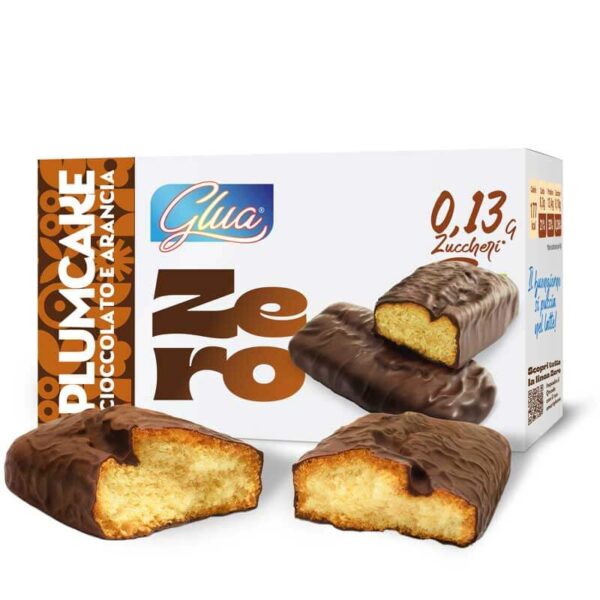 Ket Plumcake ricoperto di cioccolato al gusto arancia 3x50gr Glua