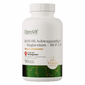 KSM-66 Ashwagandha + Magnesio + B6 P-5-P VEGE 90cps Ostrovit