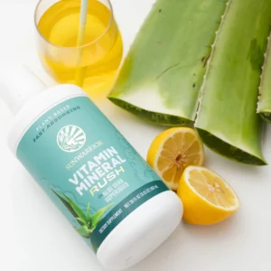 Vitamin Mineral Rush in Aloe Vera Superjuic 887ml - Sunwarrior
