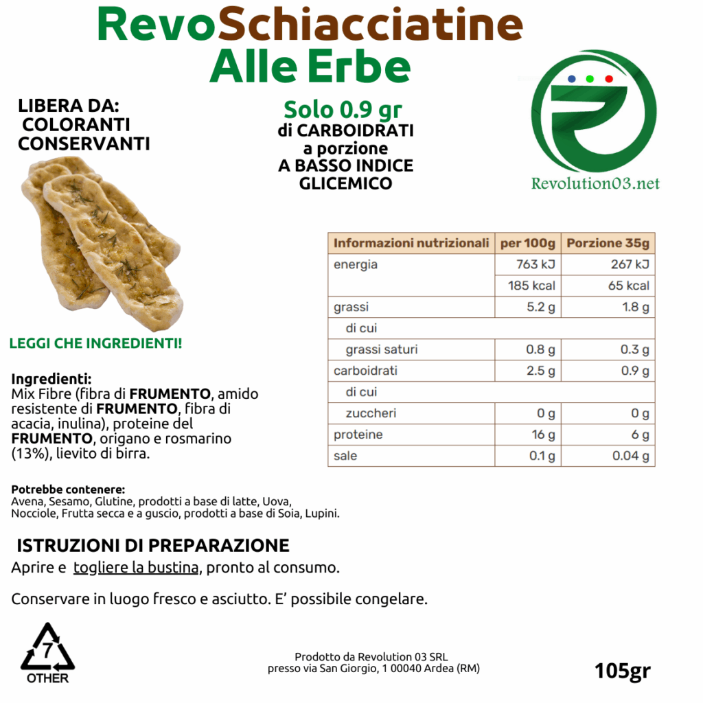 RevoSchiacciatine alle Erbe – 105gr Revolution03