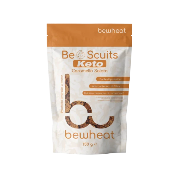 Keto BESCUITS al Caramello Salato con edulcoranti 150gr