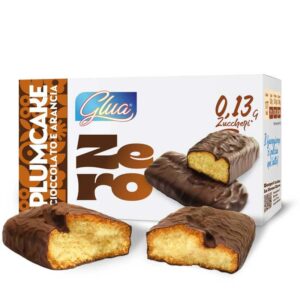 Keto Plumcake ricoperto di cioccolato al gusto arancia 3x50gr Glua