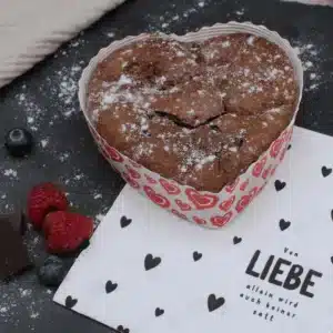 Torte pronta Low Carb al cioccolato a forma di cuore 180gr