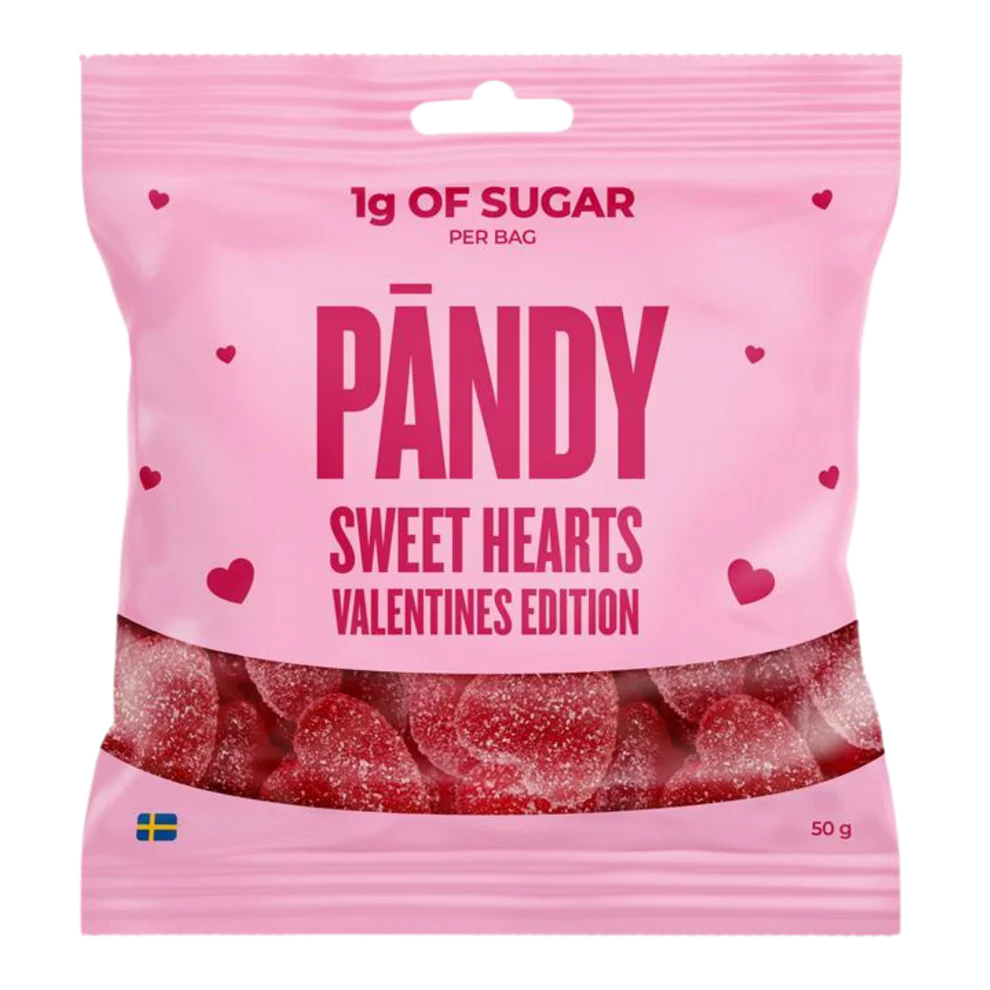 Dolci cuori al lampone 50gr - Pandy