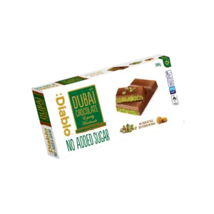 Cioccolato Dubai senza zuccheri aggiunti 200 g - EDIZIONE LIMITATA Diablo