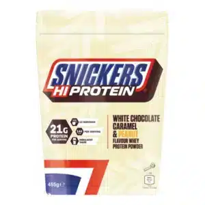 Proteine in polvere Snickers al cioccolato Bianco 455gr
