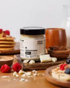Crema proteica al cioccolato bianco - Senza zuccheri 190gr Bowlpros