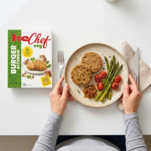 Burger Veg ai Funghi KeChef Veg 2x80gr Glua