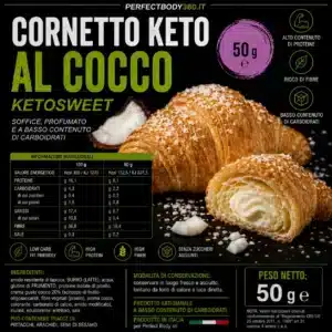 Cornetto Keto al COCCO 50gr Ketosweet