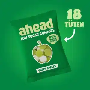 Caremelle senza zucchero Mele Verdi 50gr Ahead
