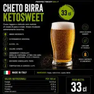 Cheto Birra 33cl Ketosweet