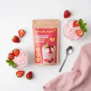 Keto Dessert spumoso alla Fragola 160gr - Simply Keto